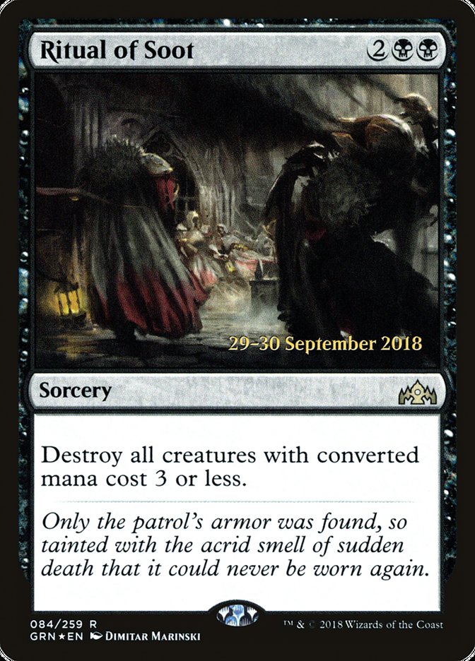 Ritual of Soot  [Guilds of Ravnica Prerelease Promos], MTG Single - Gamers Grove