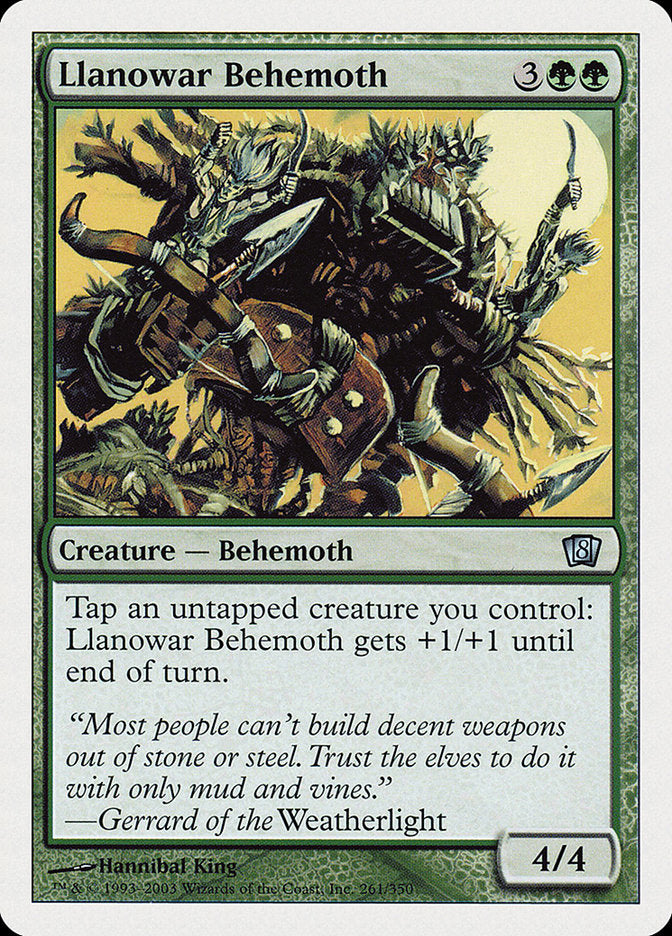 Llanowar Behemoth [Eighth Edition], MTG Single - Gamers Grove
