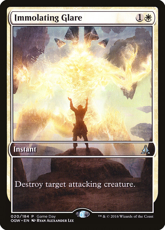 Immolating Glare (Game Day) (Extended) [Oath of the Gatewatch Promos], MTG Single - Gamers Grove