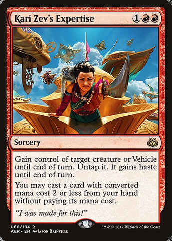Kari Zev's Expertise [Aether Revolt]