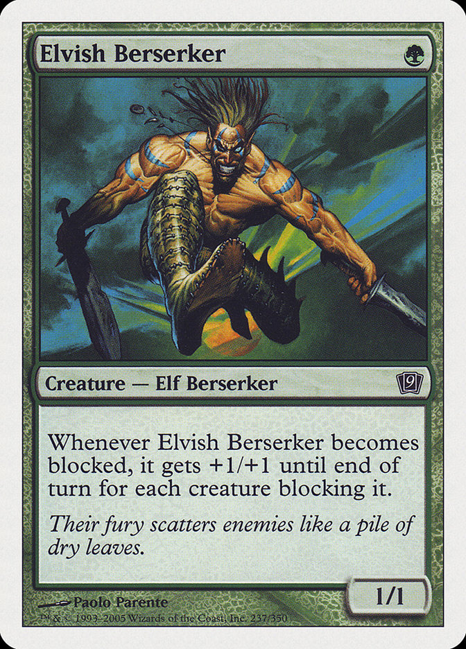 Elvish Berserker [Ninth Edition], MTG Single - Gamers Grove