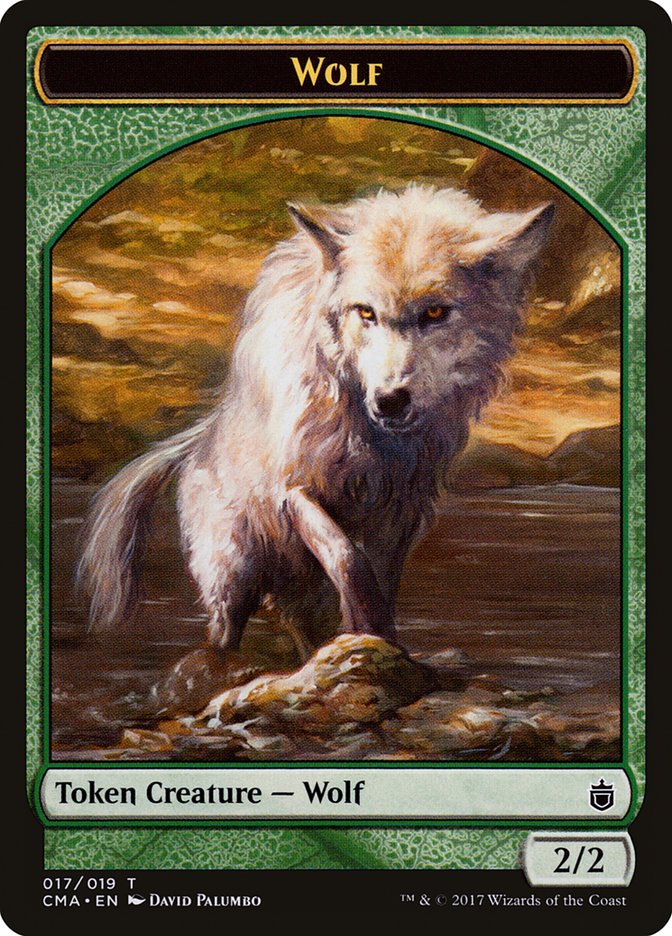 Wolf (017/019) [Commander Anthology Tokens], MTG Single - Gamers Grove