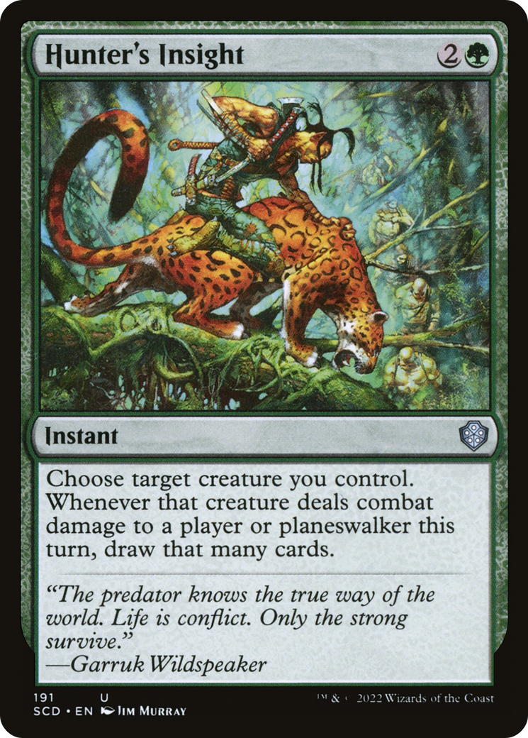 Hunter's Insight [Starter Commander Decks]