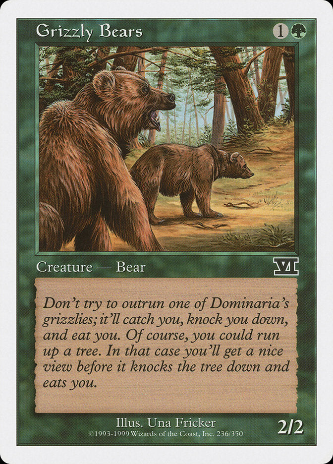 Grizzly Bears [Classic Sixth Edition], MTG Single - Gamers Grove