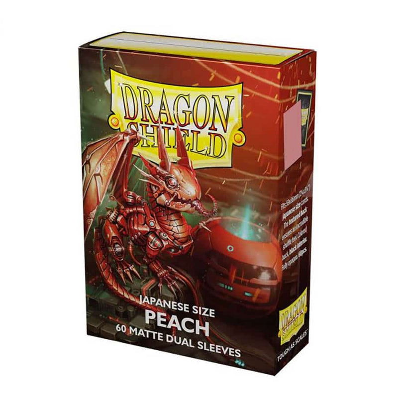 Dragon Shield Sleeves: Japanese DUAL- Matte Peach (60 ct.)