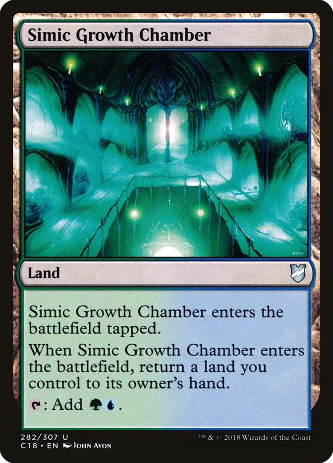 Simic Growth Chamber [Commander 2018], MTG Single - Gamers Grove