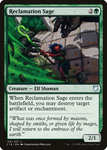 Reclamation Sage [Commander 2018], MTG Single - Gamers Grove