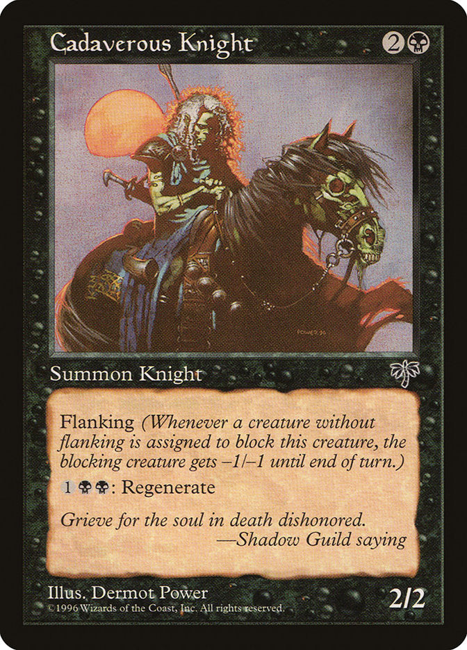 Cadaverous Knight [Mirage], MTG Single - Gamers Grove
