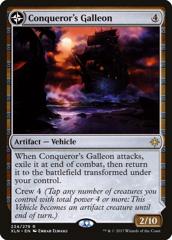 Conqueror's Galleon // Conqueror's Foothold [Ixalan], MTG Single - Gamers Grove