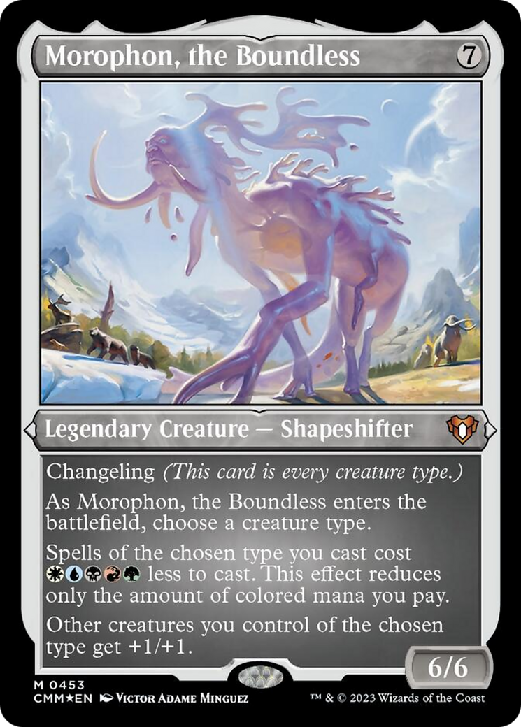 Morophon, the Boundless (Foil Etched) [Commander Masters]