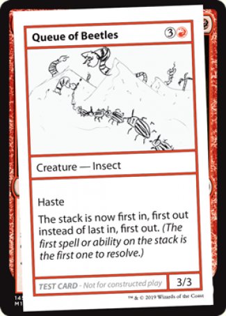 Queue of Beetles (2021 Edition) [Mystery Booster Playtest Cards]