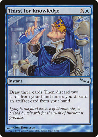 Thirst for Knowledge [Mirrodin], MTG Single - Gamers Grove