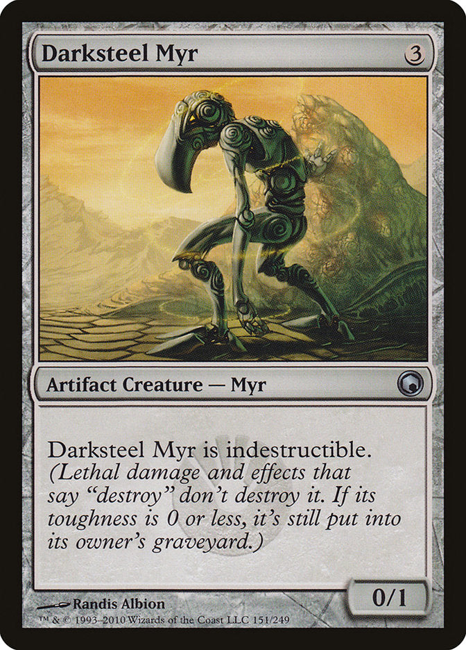 Darksteel Myr [Scars of Mirrodin], MTG Single - Gamers Grove