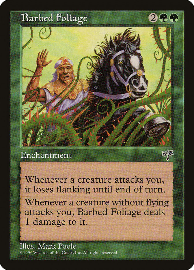 Barbed Foliage [Mirage], MTG Single - Gamers Grove