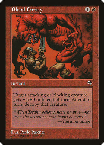 Blood Frenzy [Tempest], MTG Single - Gamers Grove
