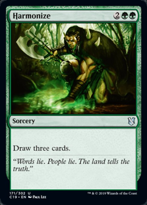Harmonize [Commander 2019]