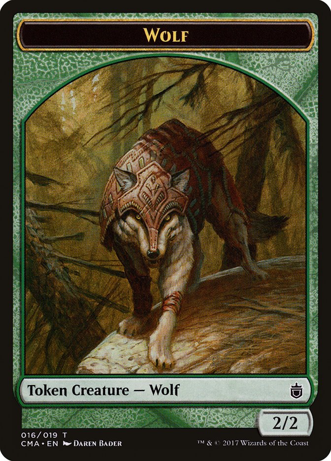 Wolf (016/019) [Commander Anthology Tokens], MTG Single - Gamers Grove