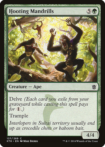 Hooting Mandrills [Khans of Tarkir], MTG Single - Gamers Grove