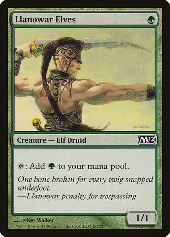 Llanowar Elves [Magic 2012], MTG Single - Gamers Grove