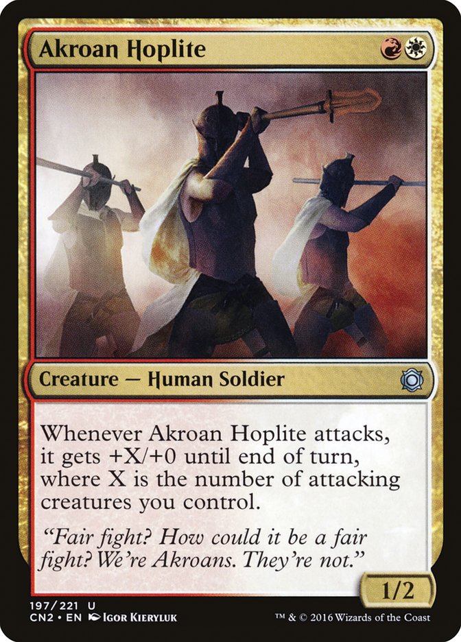 Akroan Hoplite [Conspiracy: Take the Crown], MTG Single - Gamers Grove