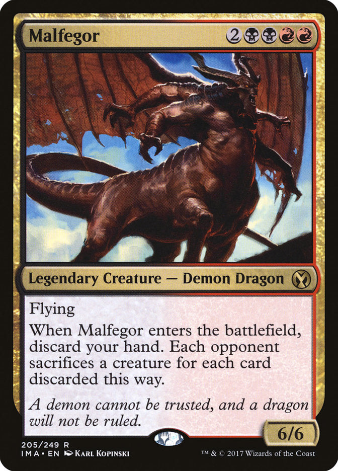 Malfegor [Iconic Masters], MTG Single - Gamers Grove