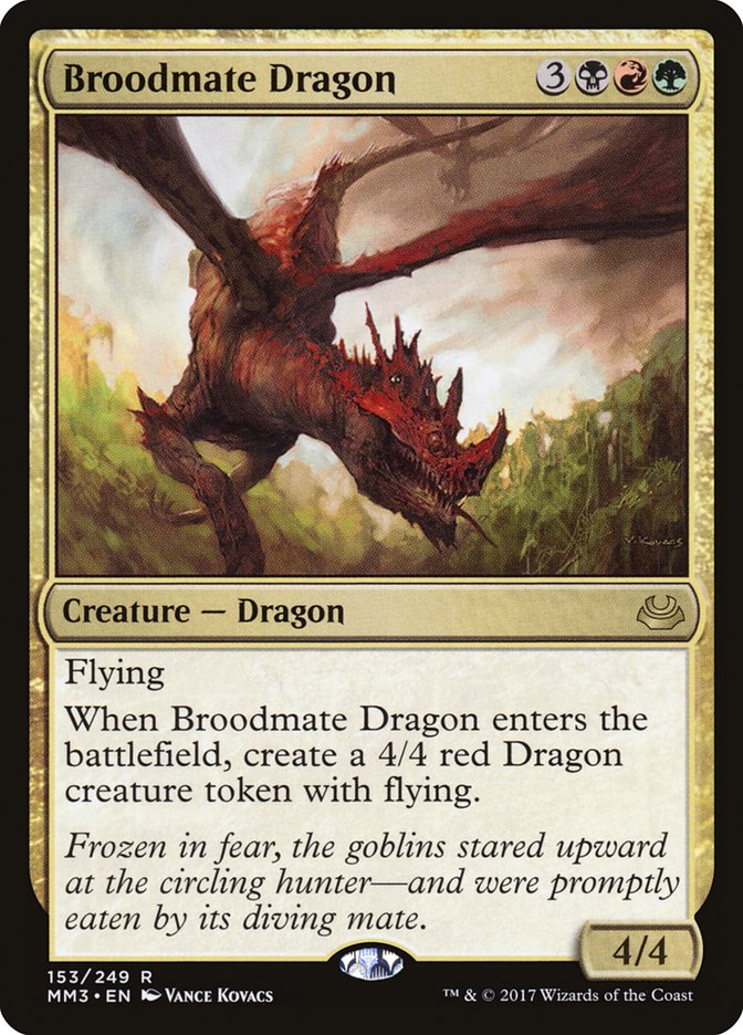 Broodmate Dragon [Modern Masters 2017], MTG Single - Gamers Grove