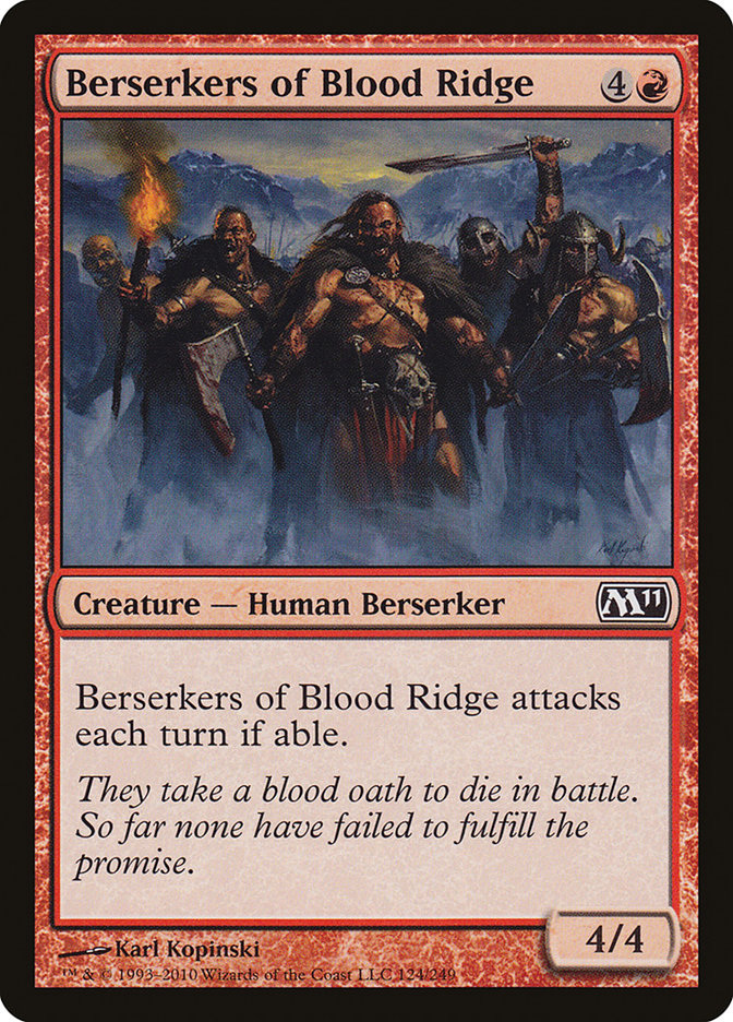 Berserkers of Blood Ridge [Magic 2011], MTG Single - Gamers Grove