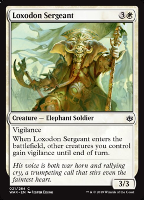 Loxodon Sergeant [War of the Spark]
