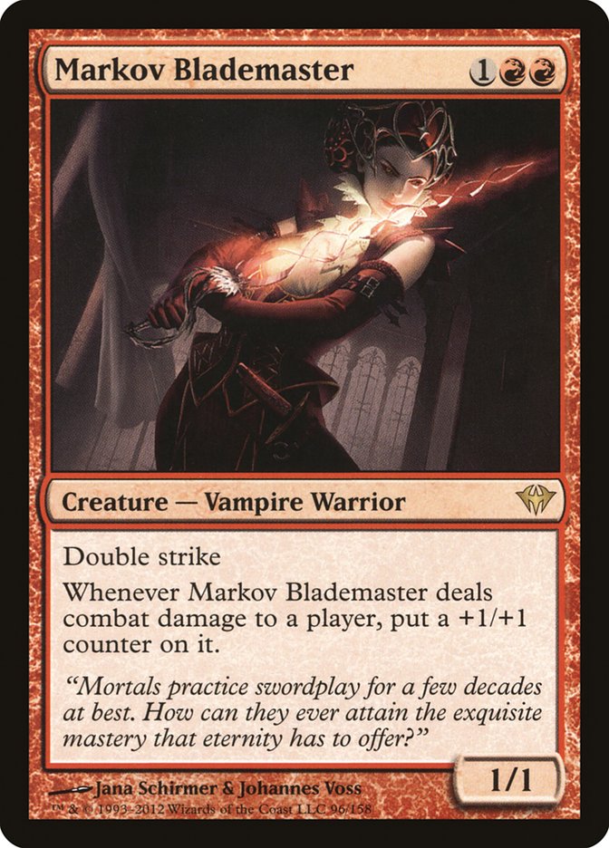 Markov Blademaster [Dark Ascension], MTG Single - Gamers Grove
