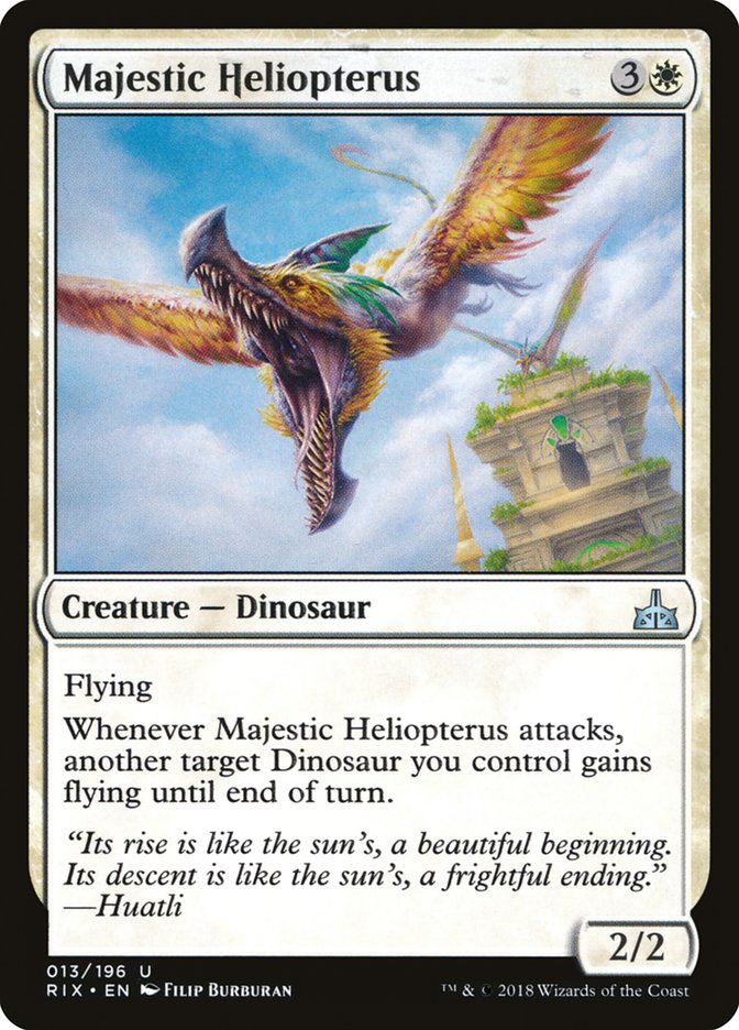 Majestic Heliopterus [Rivals of Ixalan], MTG Single - Gamers Grove