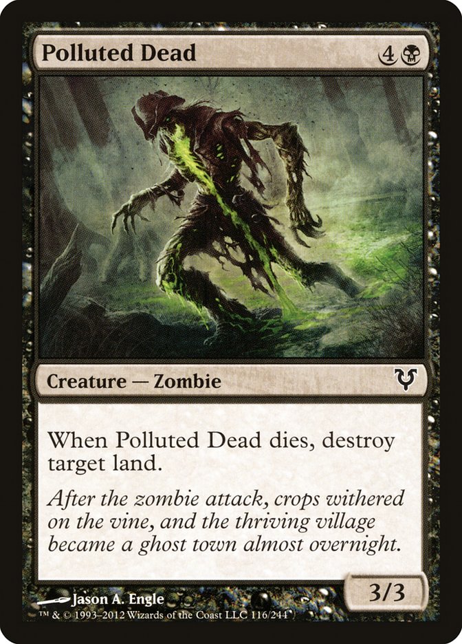 Polluted Dead [Avacyn Restored], MTG Single - Gamers Grove