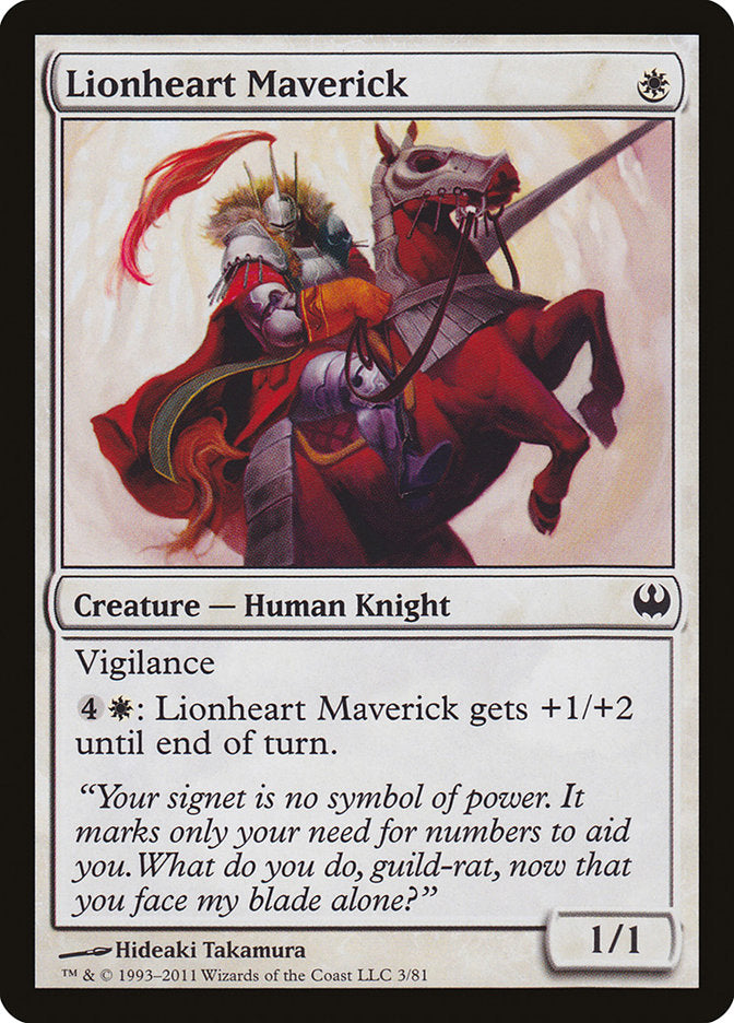 Lionheart Maverick [Duel Decks: Knights vs. Dragons], MTG Single - Gamers Grove