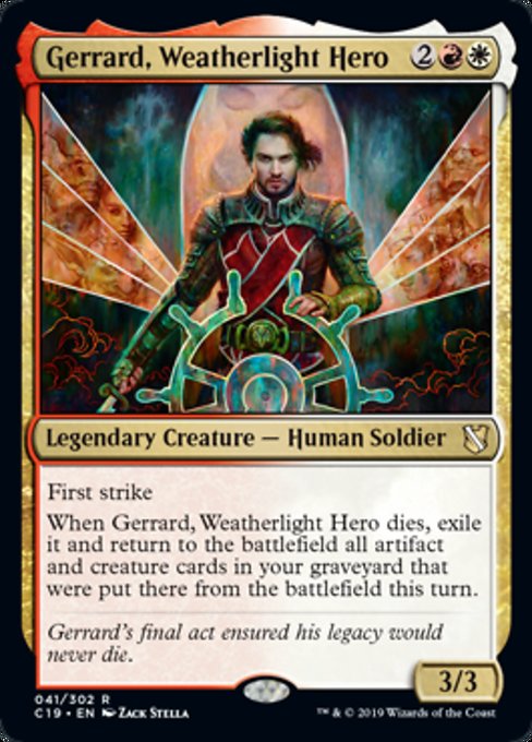 Gerrard, Weatherlight Hero [Commander 2019]