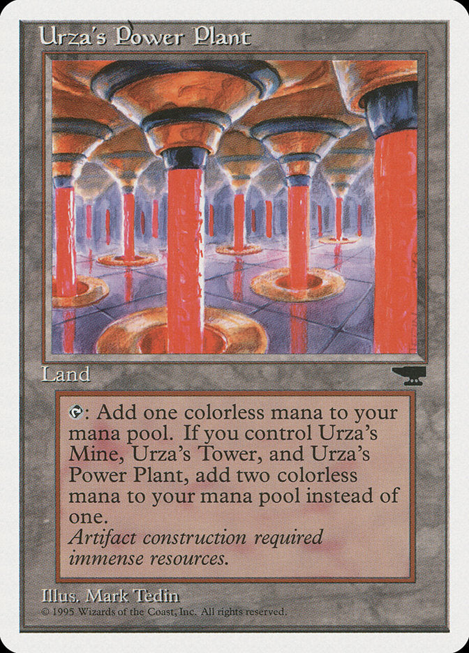 Urza's Power Plant (Red Columns) [Chronicles], MTG Single - Gamers Grove