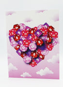 Valentines Day Card - Hearts in the Clouds
