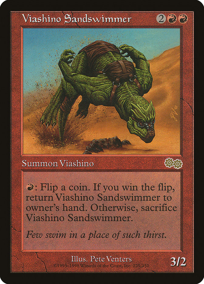 Viashino Sandswimmer [Urza's Saga], MTG Single - Gamers Grove