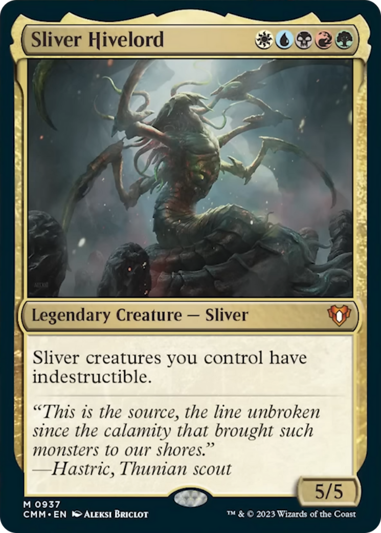 Sliver Hivelord [Commander Masters]