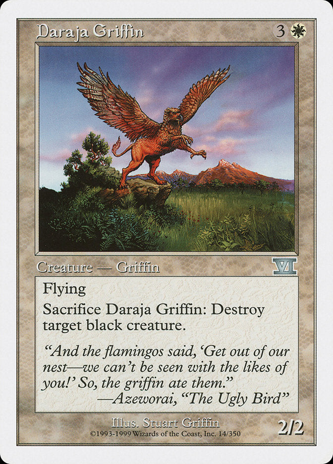Daraja Griffin [Classic Sixth Edition], MTG Single - Gamers Grove