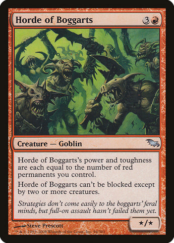 Horde of Boggarts [Shadowmoor], MTG Single - Gamers Grove