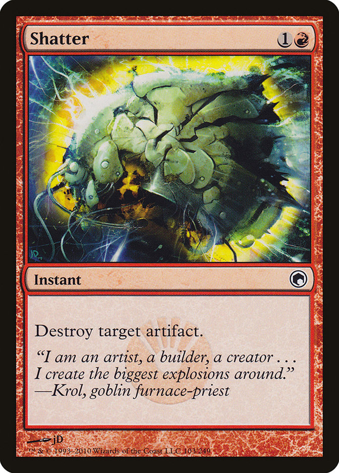 Shatter [Scars of Mirrodin], MTG Single - Gamers Grove