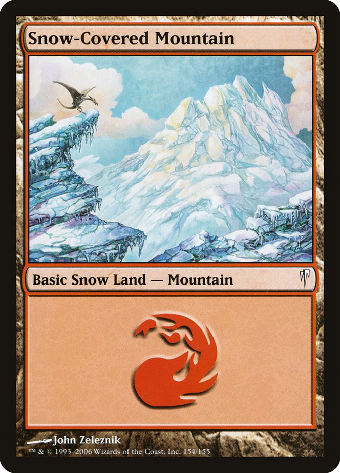 Snow-Covered Mountain [Coldsnap], MTG Single - Gamers Grove