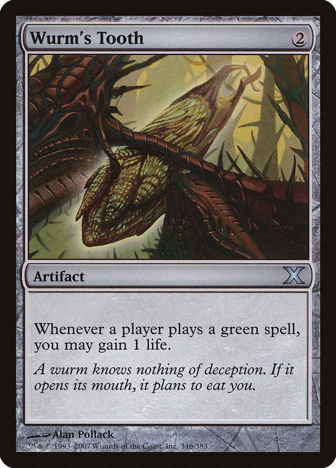 Wurm's Tooth [Tenth Edition], MTG Single - Gamers Grove