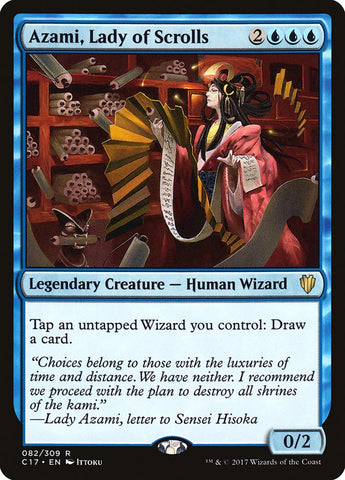 Azami, Lady of Scrolls [Commander 2017], MTG Single - Gamers Grove