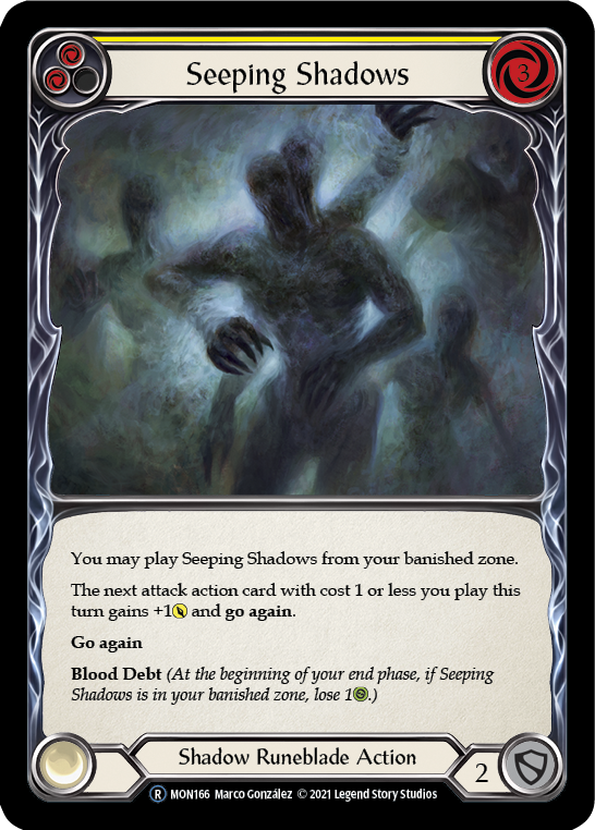 Seeping Shadows (Yellow) [U-MON166] Unlimited Edition Normal