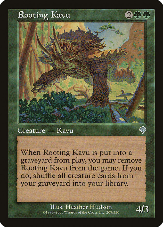 Rooting Kavu [Invasion], MTG Single - Gamers Grove
