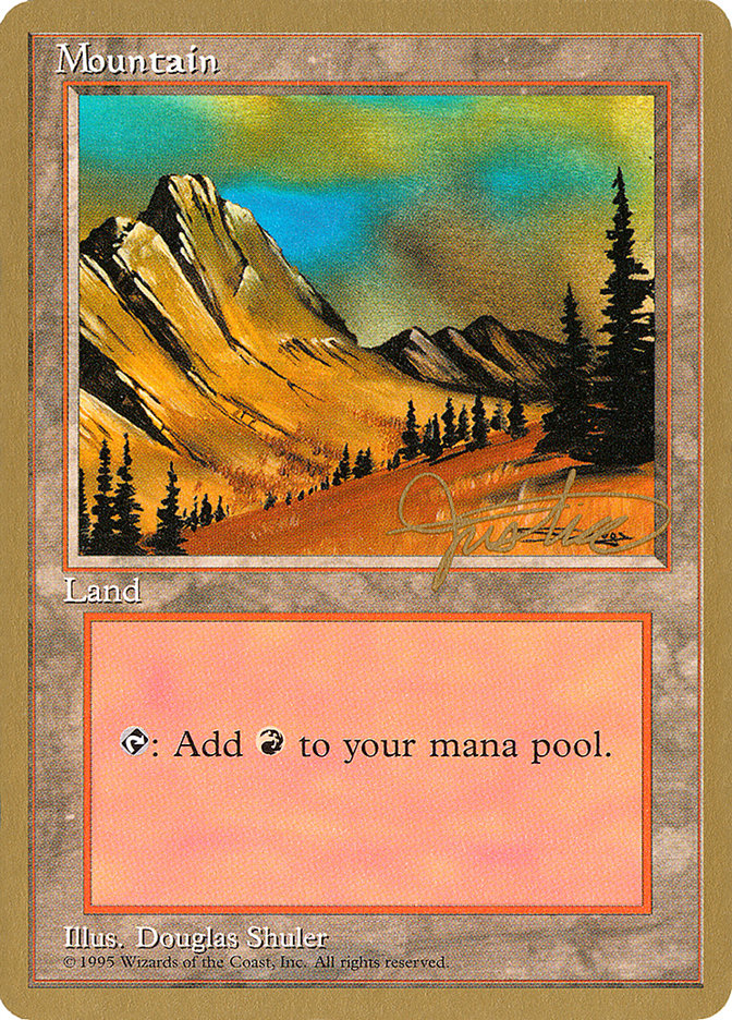 Mountain (mj375) (Mark Justice) [Pro Tour Collector Set]