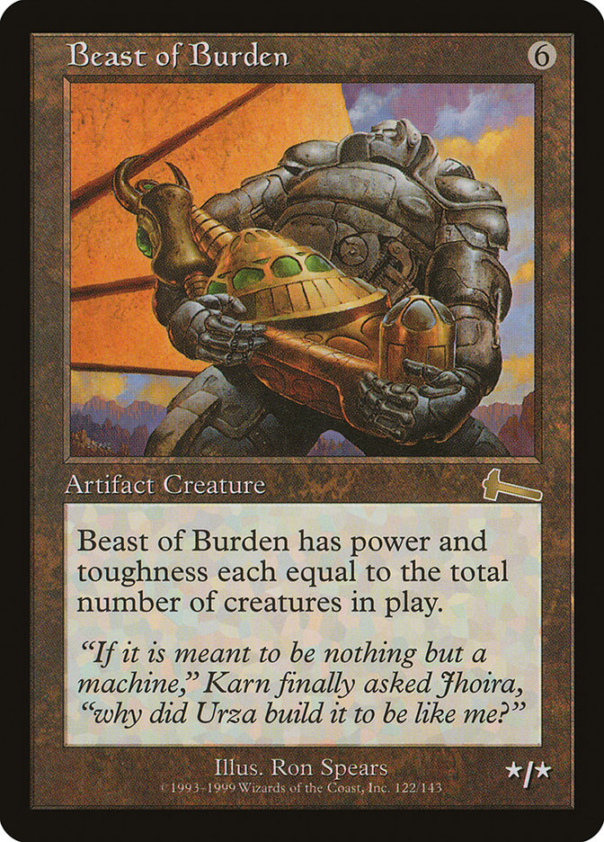 Beast of Burden [Urza's Legacy], MTG Single - Gamers Grove