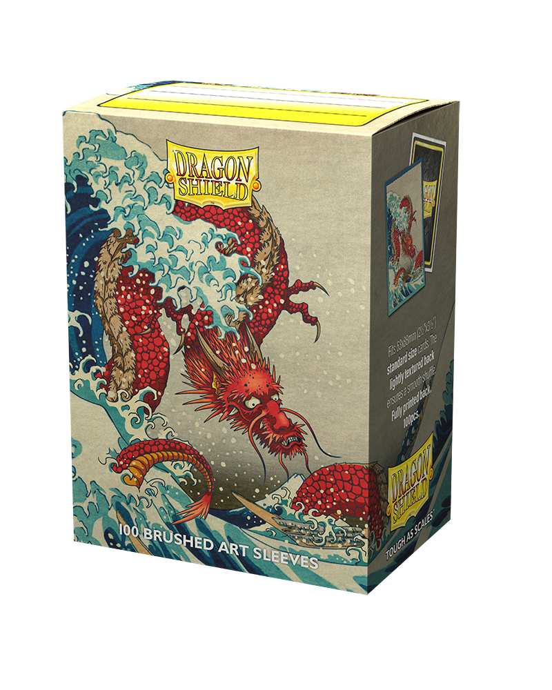 Dragon Shield: Brushed Art Sleeves – The Great Wave (100ct)