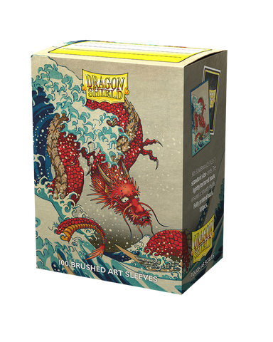 Dragon Shield: Brushed Art Sleeves – The Great Wave (100ct)