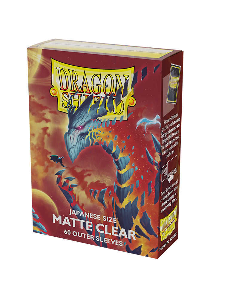 Dragon Shield: Clear - Japanese Matte Outer Sleeves (60ct)
